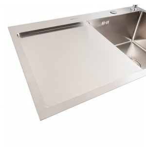 Кухонна мийка CM 65*50 R чорна PVD VALESO Handmade круглий сифон 3,0/0,8 SP000044286 фото