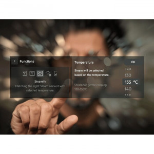 Духова шафа з парою Electrolux EOA9S3SH SteamPro 900 чорна Pure фото