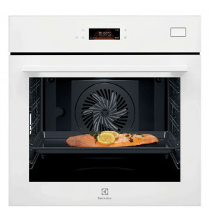 Духова шафа Electrolux LOB8S38V з парою MealAssist бiле скло фото