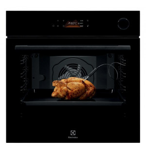 Духова шафа з парою Electrolux LOC8H39WZ SteamCrisp MealAssist 700 чорна нержавіюча сталь фото