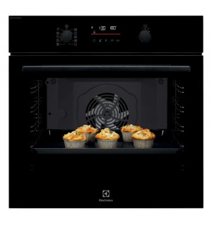 Духова шафа Electrolux LOD6F77WZ SteamBake PRO 600 чорна нержавіюча сталь фото