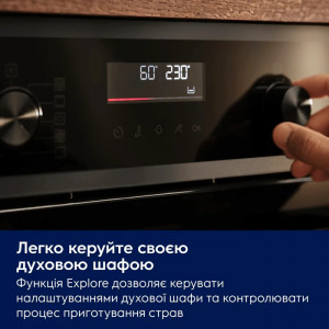 Духова шафа Electrolux LOF6P16Z чорна 60 см фото