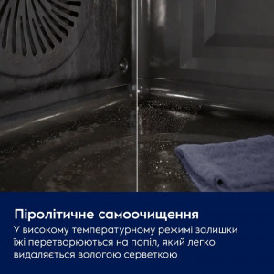 Духова шафа Electrolux LOF6P16Z чорна 60 см фото