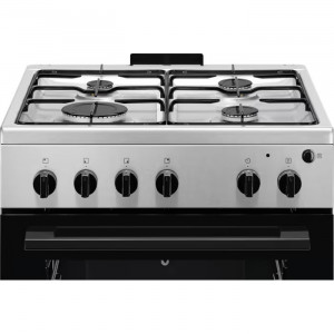 Плита газова Electrolux LKG600001X нержавіюча сталь фото