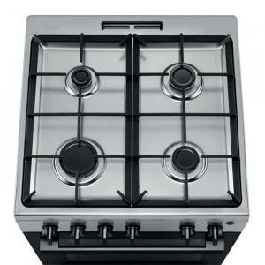 Плита газова Electrolux LKG604013X нержавіюча сталь фото