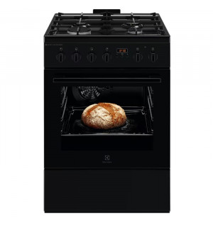 Плита комбінована Electrolux LKK660220K чорний фото