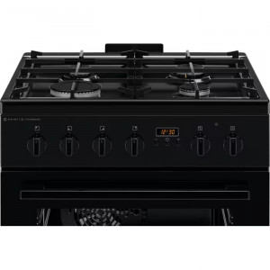 Плита комбінована Electrolux LKK660220K чорний фото