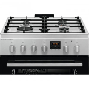 Плита комбінована Electrolux LKK660220X нержавіюча сталь фото