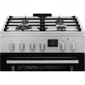Плита комбінована Electrolux LKK664220X нержавіюча сталь фото