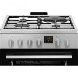Плита комбінована Electrolux LKM660222X нержавіюча сталь фото