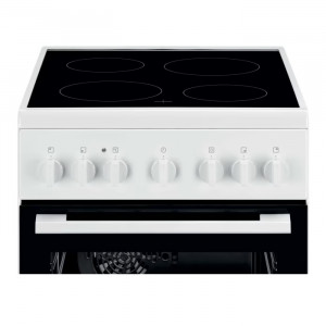 Плита електрична Electrolux LKR520066W керамічна поверхня білий фото