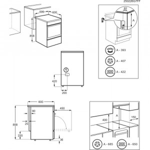 Плита електрична Electrolux LKR664166X керамічна поверхня нержавіюча сталь фото