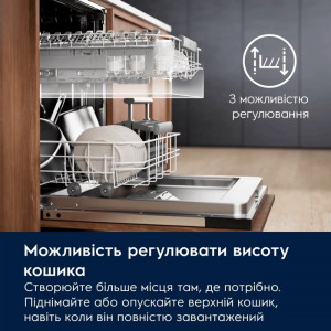 Вбудована посудомийна машина Electrolux E62LD220S 60 см фото