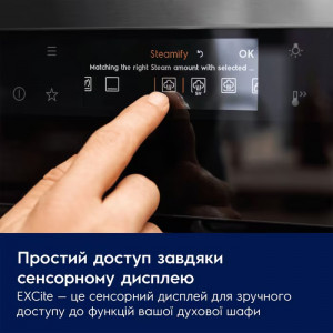 Компактна духова шафа Electrolux EVM8E09X мікрохвилі + гриль вбудована нержавіюча сталь фото