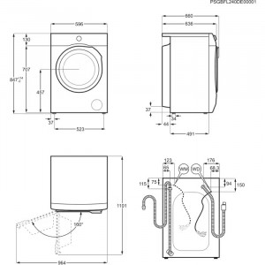 Пральна машина Electrolux EW7T3372U вертикальна 7 кг фото