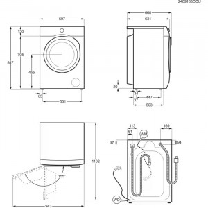 Пральна машина Electrolux EW7F3414DU 10 кг темне срібло фото
