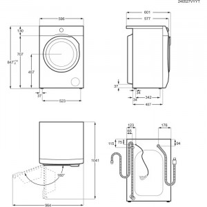 Пральна машина Electrolux EW7F3684UU 8 кг фото