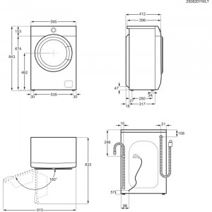 Пральна машина Electrolux EWS6306DXU глибина 41см 6 кг чорний фото