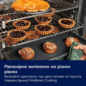 Духова шафа Electrolux EOF5F50BV біле скло фото