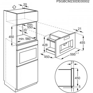 Вбудована кавоварка Electrolux KBC85X фото