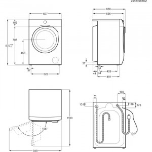 Пральна машина із сушінням Electrolux EW9W161BUC 10 кг/6 кг фото