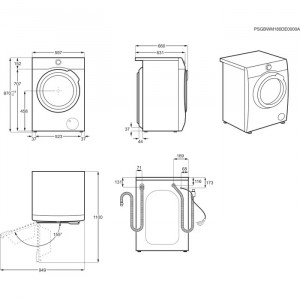 Пральна машина із сушінням Electrolux EW9W161BUC 10 кг/6 кг фото