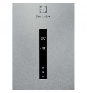 Окремостоячий холодильник Electrolux LNT7ME36X3 201 см нержавіюча сталь фото