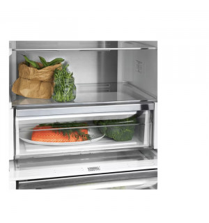 Окремостоячий холодильник Electrolux LNT7ME36X3 201 см нержавіюча сталь фото