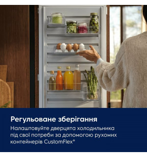 Окремостоячий холодильник Electrolux LNT7ME36X3 201 см нержавіюча сталь фото