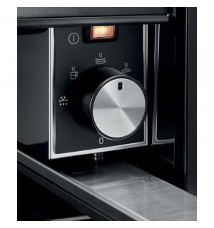 Шухляда для підігрівання посуду Electrolux LBD4T вбудована 14 см чорне матове скло фото