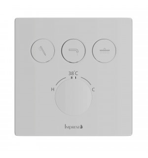 Змішувач прихованого монтажу Imprese KUCERA 1 функція чорний матовий f04603410AB фото