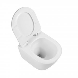 Унітаз підвісний Imprese VLTAVA 52х36х36 rimless сидіння duroplast антрацит матовий c06309615 фото