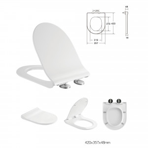 Унітаз підвісний Imprese VLTAVA 52х36х36 rimless сидіння duroplast антрацит матовий c06309615 фото