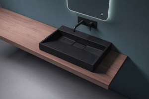 Умывальник VBI ESTE 70 BLACK накладной подвесной VBI-019912 фото
