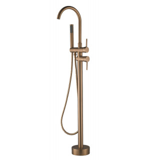 Смеситель для ванны VBI MILANO BRUSHED COPPER напольный VBI-050108BC фото