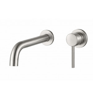 Смеситель для умывальника VBI MILANO LONG NICKEL скрытого монтажа VBI-050103NI фото