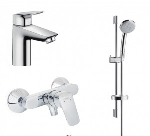Набор смесителей для душа  Hansgrohe Logis 100 711716311 (71600000 + 71100000 + 27772000)