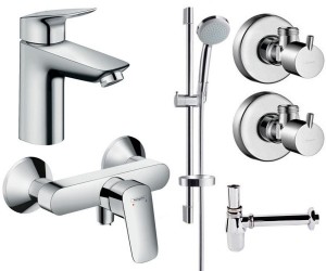 Набор смесителей для душа HANSGROHE Logis 100 711716511 (71100000+71600000+27772000+13901000-2 шт+52053000)