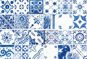 Декор Rako Majolika 20x60 Blue WARVE146