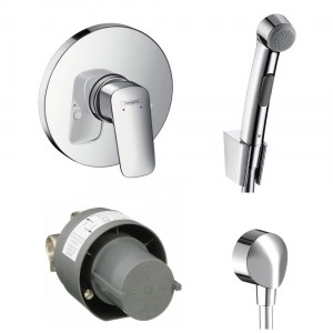 Hansgrohe Logis Набор скрытого монтажа с гигиенической лейкой (71666000+26457000+32129000)