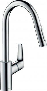 Смеситель для кухни Hansgrohe Focus 31815000 с выдвижным изливом