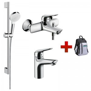 Набор смесителей для ванны Hansgrohe Novus 71041111 + подарок РЮКЗАК