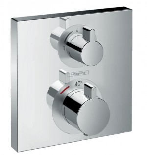 Термостат для душа HANSGROHE ECOSTAT SQUARE 15712000