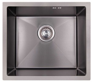 Кухонная мойка QT D4843BL PVD 2.7/1.0 mm Black