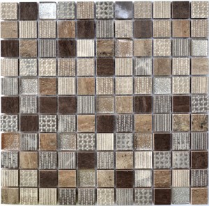 Мозаика Kotto CM 3045 Brown-Eboni-Beige Silver 300x300x9