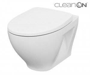 Унитаз подвесной CERSANIT MODUO CleanOn с сиденьем Slim Wrap дюропл легкосъемное Soft Close K701-262