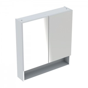 Зеркальный шкаф Geberit Selnova Square 58.8x85 см белый 501.264.00.1