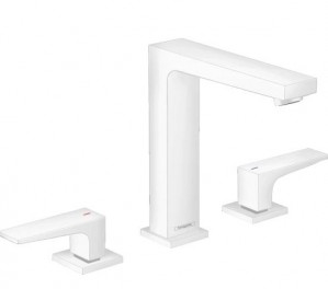 Смеситель для умывальника Hansgrohe Metropol 160 белый матовый 32515700