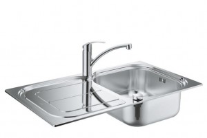 Набор Grohe EX Sink 31565SD0 набор кухонная мойка K300 + смеситель Eurosmart 33281002