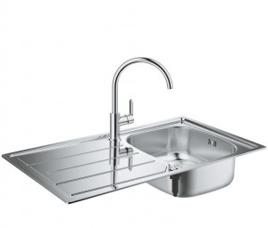 Набор Grohe EX Sink 31562SD0 набор кухонная мойка K200 + смеситель BauEdge 31367000